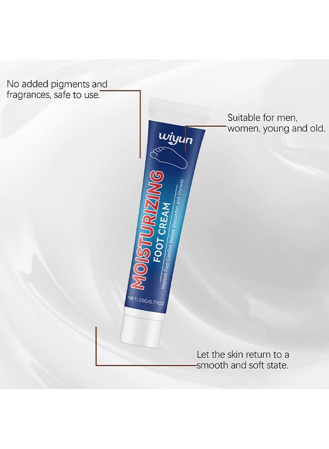 WIYUN Moisturizing Foot Cream - Daily Care for Feet - Soft and Smooth Moisture-Laden, Refreshing and Light Texture - 20g - Image 4